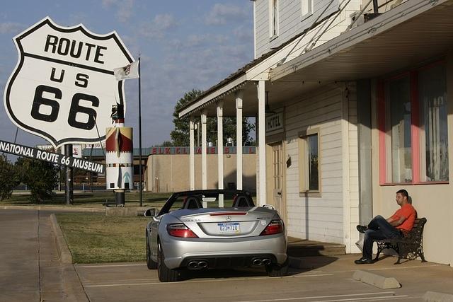 Am Rande der Route 66 lebt es sich ganz gut von der Legende 