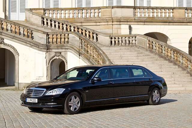 Aktueller Pullmann als S600 Guard