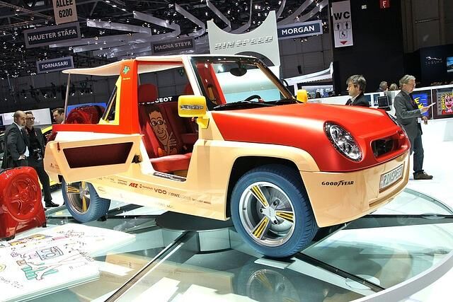 Rinspeed Bamboo - Elektromobil für den Strand