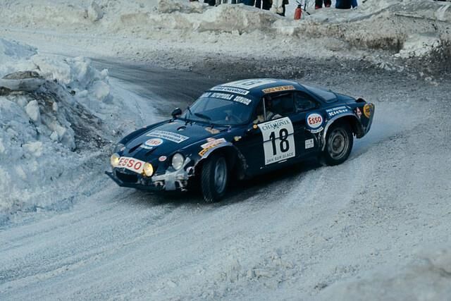 Als Rallyeauto war der Alpine erfolgreich