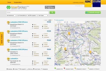 Internetportal für E-Autofahrer - Einfach zur nächsten Ladesäule