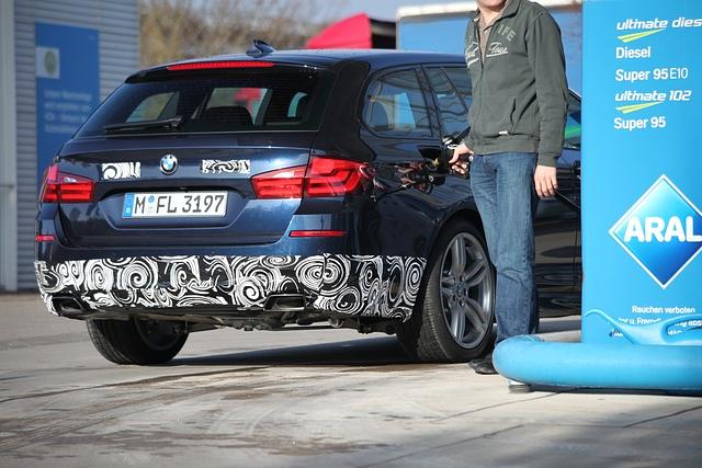 Der Beweis: Hier wird Diesel getankt