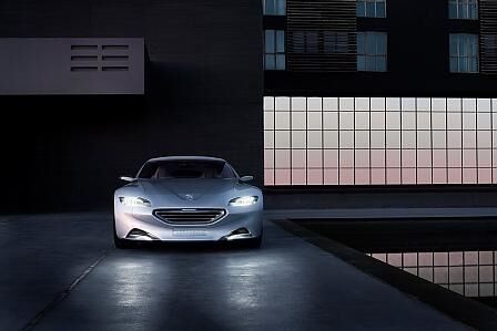 Noch hat das Concept-Car die heiligen Hallen des PSA-Designzentrums nicht verlassen.