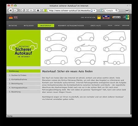 Wie es nach der Kontaktaufnahme im Internet weitergehen sollte, erfährt man auf der Website der Verbraucherschützer natürlich auch.
