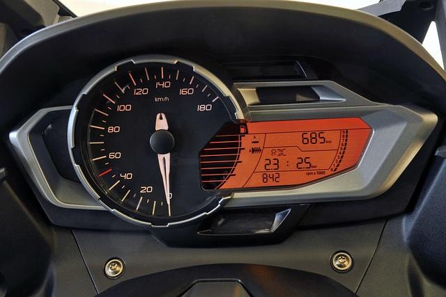 Analoger Tacho nebst digitalem LCD-Display