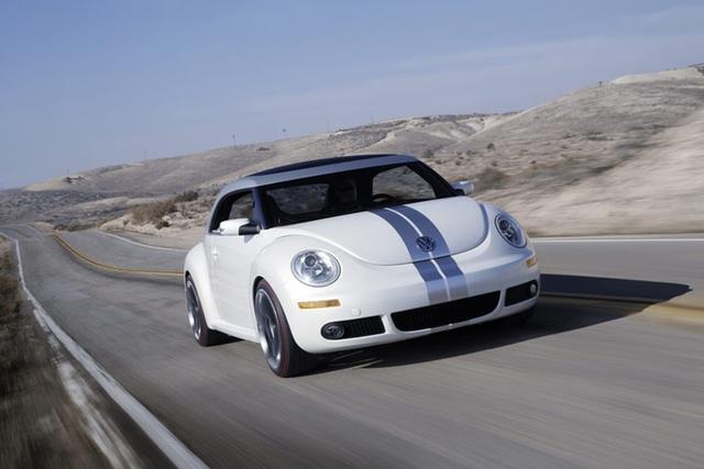 So ähnlich wie die Studie Ragster dürfte der neue Beetle aussehen