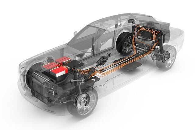 Der Elektro-Royce im Modell