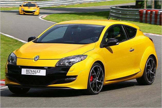 Der Mégane Coupé R.S. ist auch auf der Rennstrecke bestens aufgehoben