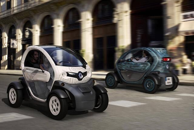 Mit 2,32 Metern Länge ist der Twizy deutlich kürzer als ein Smart