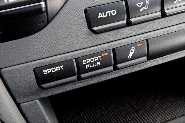 Per Knopfdruck aktivierbar: Der Sport-Plus-Modus