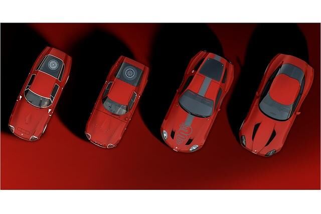 Der Stradale ist etwas größer als der Corsa