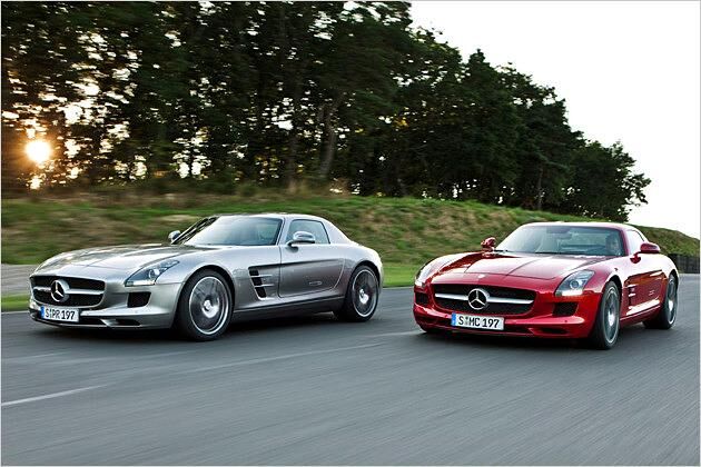 Die SLS-Modelle werden ab Frühjahr 2010 auf die Straßen entlassen