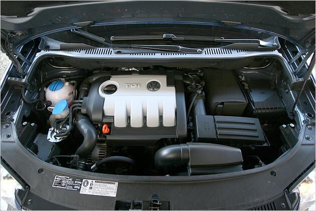 Unter der Haube arbeitet ein 1.9 TDI mit Common-Rail-Einspritzung - das Aggregat dürfte bald durch den neuen 1.6 TDI ersetzt werden