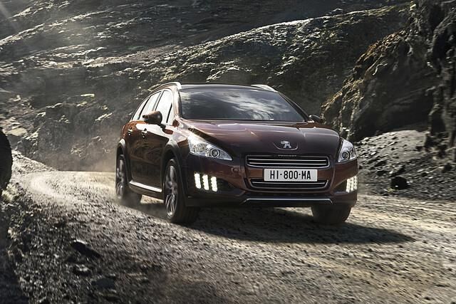 Der Peugeot 508 RXH wird von einem Dieselhybridantrieb angetrieben