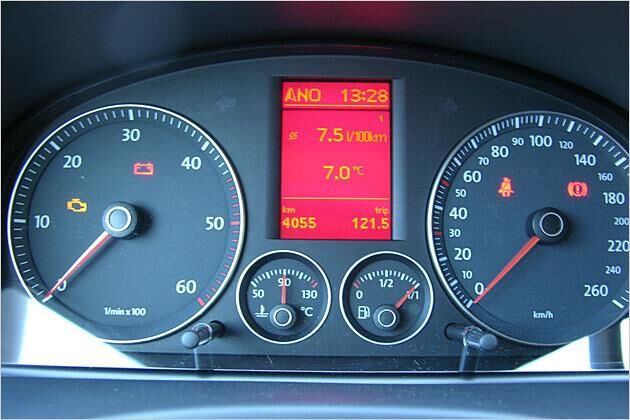 Laut Bordcomputer brauchten wir zwischen 6,8 und 7,5 Liter Diesel je 100 Kilometer