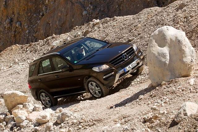 Bei den großen SUV liegt der ML 250 BlueTec vorne. 