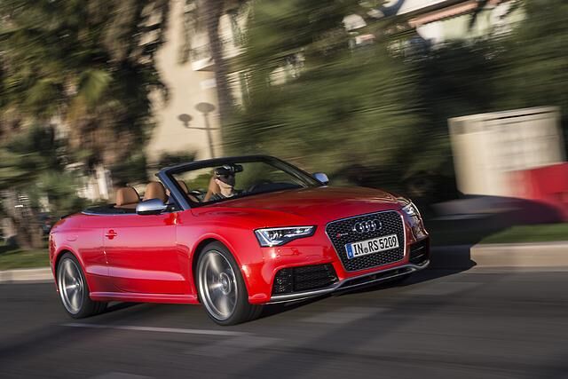 In 4,9 Sekunden beschleunigt der Audi von 0 auf 100 km/h