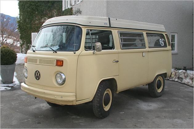 So fing es 1975 mit dem Allrad-Bulli an: Der T2 Allrad Prototyp absolvierte sogar Tests in der Sahara