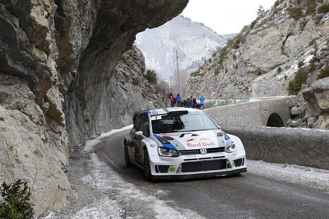 Das Rallye-Fahrzeug im Einsatz