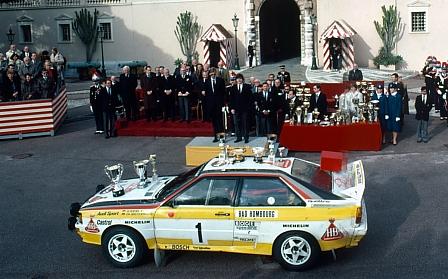 Rallye Monte Carlo 1984: Siegerehrung