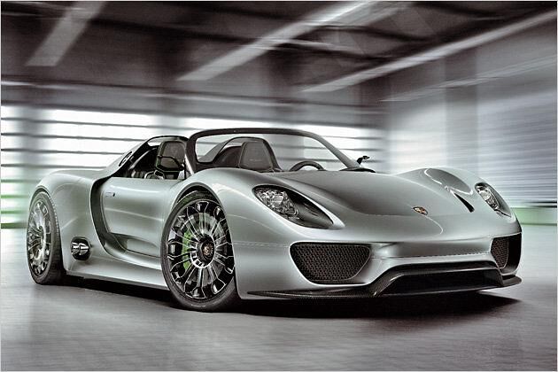 Porsche 918 Spyder: Die Hybrid-Studie steht auf dem Genfer Salon