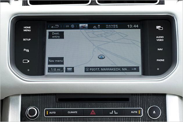 Das Navigationssystem ist wie das große Display Serie