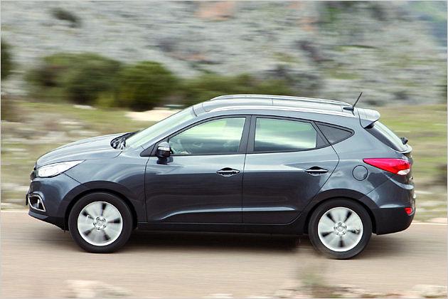 Der ix35 rangiert in der Klasse der Kompakt-SUVs und löst den Tucson ab
