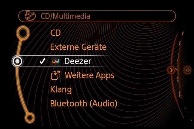 Der britische Hersteller Mini hat neuerdings das Music-on-Demand-Angebot von Deezer integriert 