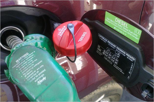 Ein Diesel-Tankverschluss ist in den USA im Nicht-Truck-Bereich noch nicht so weit verbeitet