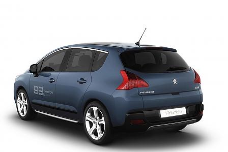 Peugeots Diesel-Hybrid am Potsdamer Platz