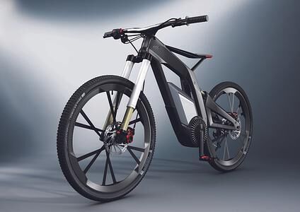 Audi E-Bike - Trick-Rad mit Balancehilfe