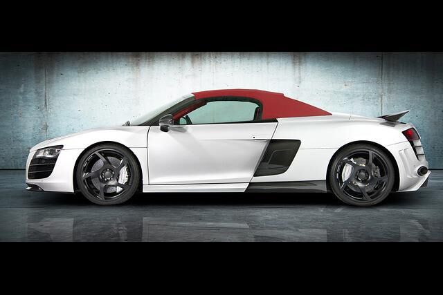 Auch geschlossen macht der R8 eine gute Figur