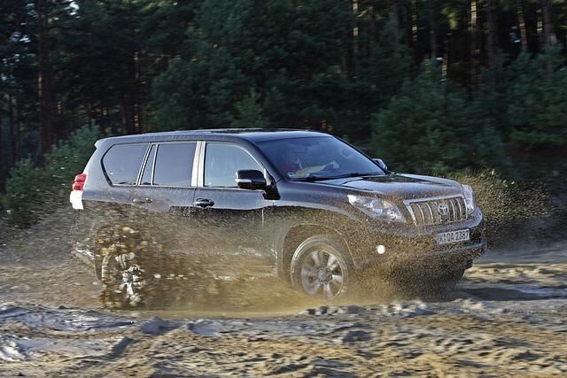 Der Toyota Land Cruiser ist vollgestopft mit Elektronik