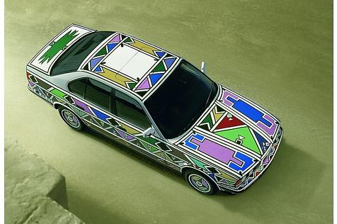 BMW 525i Art Car von Esther Mahlangu