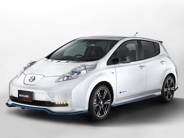Nissan zeigte sein Erfolgsmodell Leaf im vergangenen Jahr in der Nismo-Version.