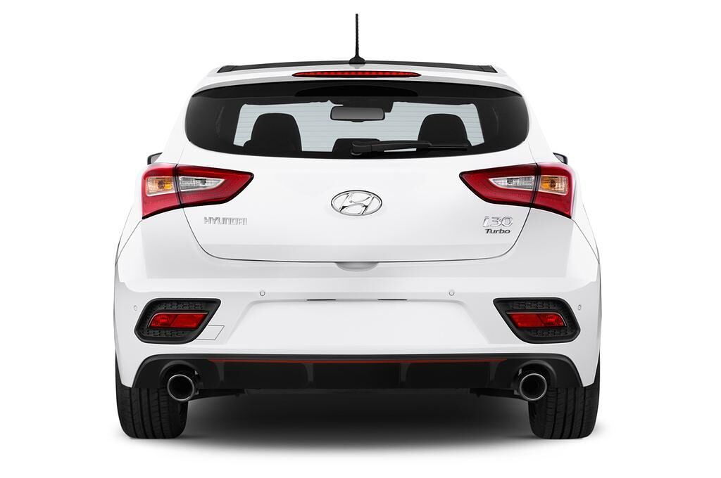 Hyundai I30 (Baujahr 2015) Turbo 3 Türen Heckansicht