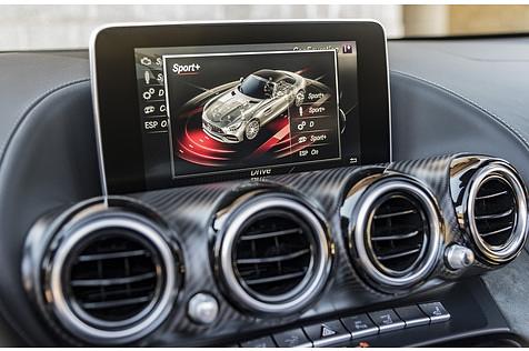Mercedes AMG GT C Roadster - sicher zwei Lüftungsdüsen zu viel