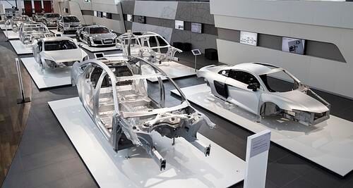 Audi A8-Karosse - Leicht und doch schwerer