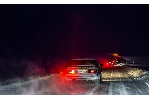 Auch in der Nacht werden Kilometer gemacht