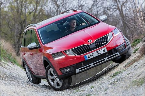 Der Skoda Octavia Scout schlägt sich auch im Gelände gut