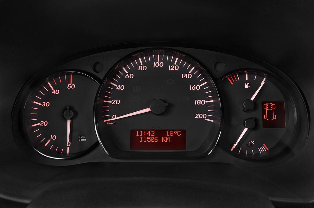 Mercedes Citan (Baujahr 2015) 109 Cdi 66Kw M1 Lang A2 5 Türen Tacho und Fahrerinstrumente