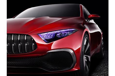 Mercedes Concept A Sedan - feiert seine Messepremiere in Shanghai
