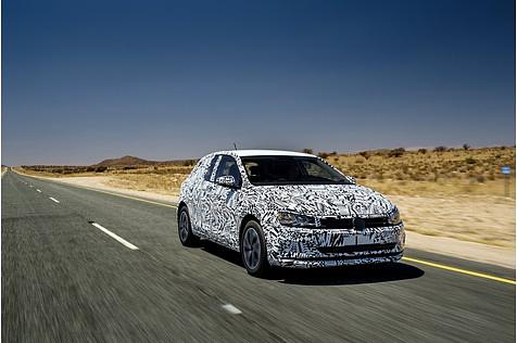 VW Polo VI Prototyp - die meisten Motoren sind Dreizylinder