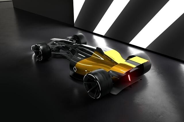 Optisch ist das Auto ein klassischer Monoposto