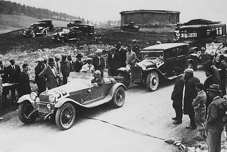 Alfa Romeo 6C 1750 beim Giro del Sestriere 1930