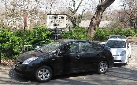 Hybridfahrzeuge der Stadt New York