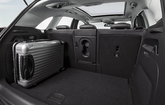 410 Liter Gepäck passen in den Kofferraum des Opel Crossland X