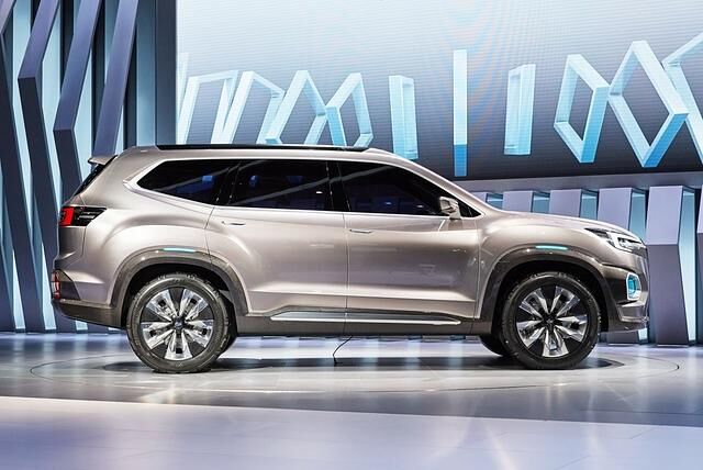 Das Serienmodell kommt Anfang 2018 auf den amerikanischen Markt, wo er gegen Modelle wie Toyota Highlander, Honda Pilot und den neuen VW Atlas antritt