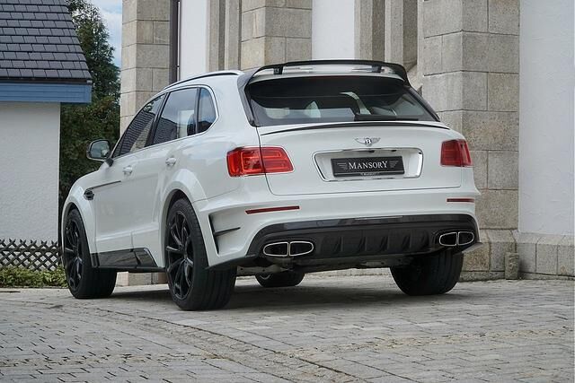 Dank der Mansory-Überarbeitung wirkt der Bentley Bentayga muskulöser als im Serienornat