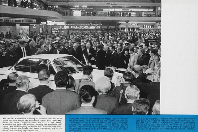 BMW 2000 C bzw CS auf der IAA 1965